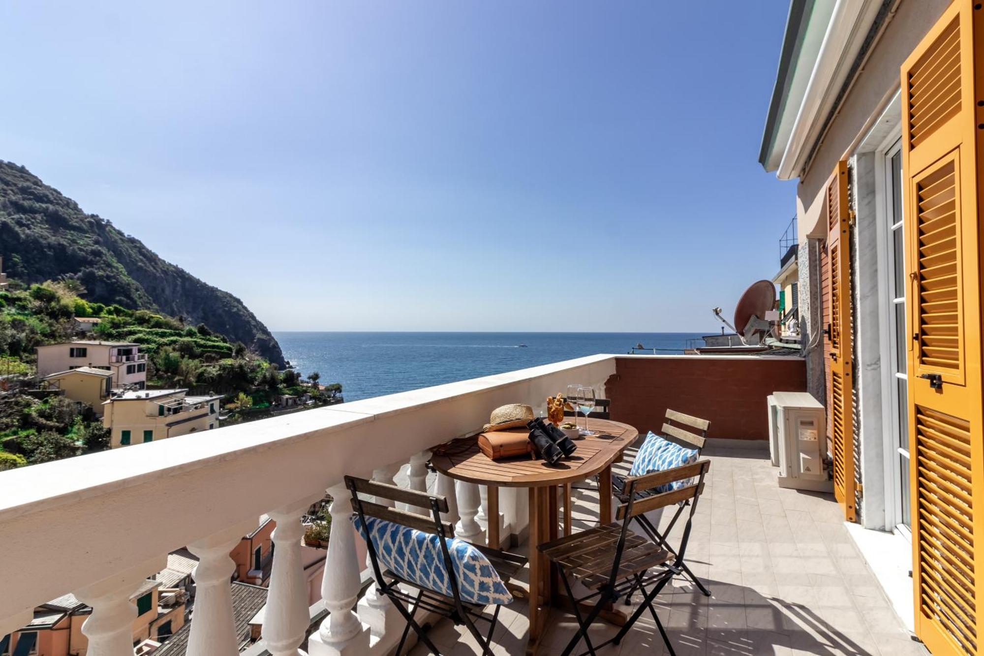 Giadera Penthouse 5Terreparco Lägenhet Riomaggiore Exteriör bild